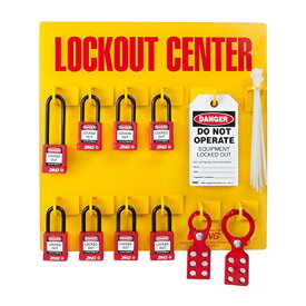 【中古】【未使用・未開封品】ZING 7114 RecycLockout Lockout Station, 8 Padlock, Stocked by Zing Green Products