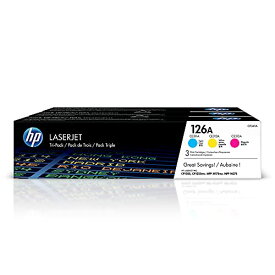【中古】【未使用・未開封品】HP CF341A Toner Cartridge for 126A LaserJet Printer (Pack of 3)