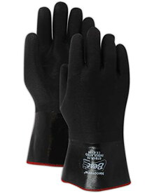 【中古】【未使用・未開封品】SHOWA 6781R Insulated Fully-Coated Cotton Jersey Neoprene Glove, Triple Layered Foam Insulation, Chemical Resistant, 12 Gauntlet, Large