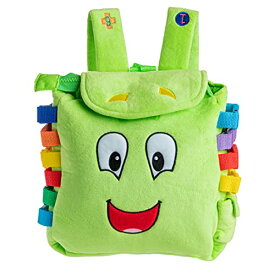 【中古】【未使用・未開封品】BUCKLE TOY Buddy Backpack - Toddler Early Learning Basic Life Skills Children's Plush Travel Activity by Buckle Toys