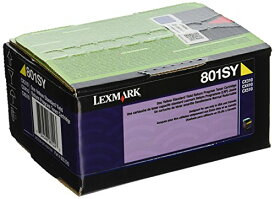 【中古】【未使用・未開封品】Lexmark 80C1SY0 Yellow Standard Yield Return Program Toner by Lexmark