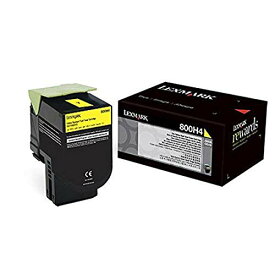 【中古】【未使用・未開封品】Lexmark 80C0H40, 800H4 High Yield Toner Cartridge, Yellow by Lexmark