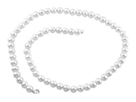 【中古】【未使用・未開封品】Finejewelers 7.5~8.00mm ホワイトポテト 淡水養殖真珠 18インチ ネックレス スターリングシルバー