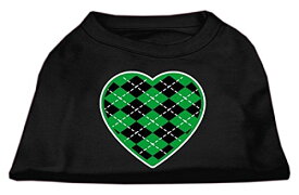 【中古】【未使用・未開封品】Mirage Pet Products 51-108 XXXLBK Argyle Heart Green Screen Print Shirt Black XXXL - 20