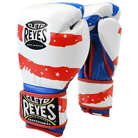 【中古】【未使用・未開封品】Cleto Reyes フックアンドループ ボクシング トレーニンググローブ ホワイト 18オンス