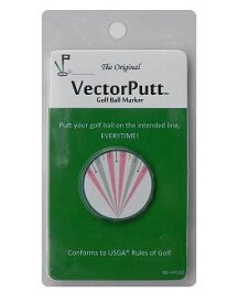 【中古】【未使用・未開封品】Vectorputt ゴルフボールマーカーとアライメントツール USGA承認 プロおよびアマチュアプレイ用