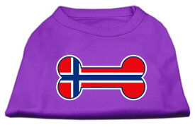 【中古】【未使用・未開封品】Mirage Pet Products 51-19 SMPR Bone Shaped Norway Flag Screen Print Shirts Purple S - 10