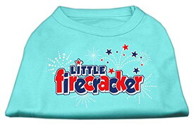 【中古】【未使用・未開封品】Mirage Pet Products 51-17-06 XXLAQ Little Firecracker Screen Print Shirts Aqua XXL - 18