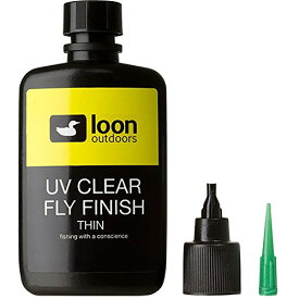 【中古】【未使用・未開封品】(thin(2oz)) - Loon Outdoors UV Clear Finish Fly Tying Fishing Build Fly Heads and Bodies
