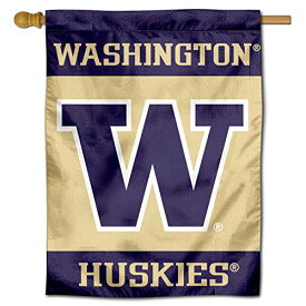 【中古】【未使用・未開封品】Washington Huskies Banner House Flag