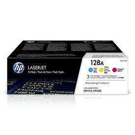【中古】【未使用・未開封品】CF371AM, HP 128A CYM Tri-Pack LaserJet Toner Cartridge