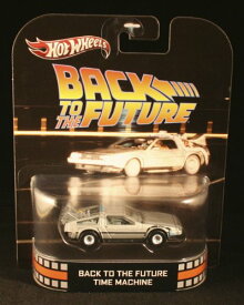 【中古】【未使用・未開封品】Hot Wheels Retro Back to the Future 1:55 Die Cast Car DeLorean Time Machine