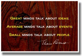 【中古】【未使用・未開封品】小さなMinds Talk About People???Eleanor Roosevelt???新しい教室Motivational Poster