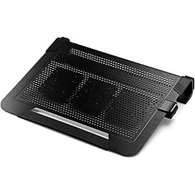 【中古】【未使用・未開封品】Cooler Master NOTEPAL U3 PLUS BLACK トリプルファン搭載アルミ製ノートパソコン用クーラー HS1066 R9-NBC-U3PKJ-GP