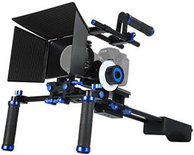 【中古】【未使用・未開封品】SunSmart Pro デジタル一眼レフカメラ リグ ビデオカメラ ショルダーマウントキット DSLR リグショルダーサポート フォローフォーカス F0 マット