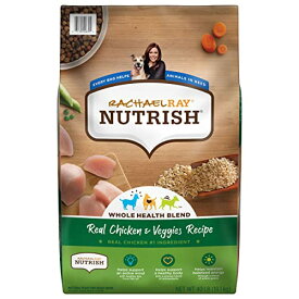 【中古】【未使用・未開封品】Rachael Ray Nutrish Natural Dry Dog Food, Real Chicken & Veggies Recipe, 40 Lbs