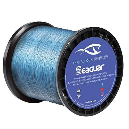 Seaguar Threadlock編組釣りライン、ブルー、60-pound   2500-yard