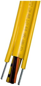 【中古】【未使用・未開封品】KH Industries CPCS-16/8-25FT Pendant Cable with External Strain Relief, PVC Jacket, 8 Conductor, 16 AWG, 25' Length, Yellow by KH Indus