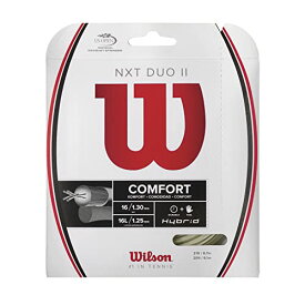 【中古】【未使用・未開封品】Wilson NXT Duo II Hybrid Lot de 2 cordes de Tennis