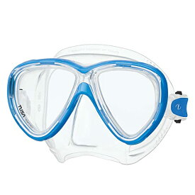 【中古】【未使用・未開封品】Tusa M-211 Freedom One Scuba Diving and Snorkeling Mask - Fishtail Blue