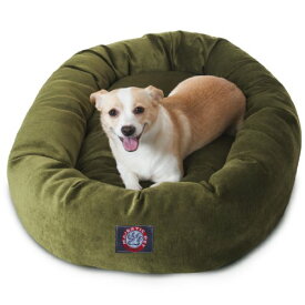 【中古】【未使用・未開封品】32 inch Fern Villa Collection Micro Velvet Bagel Dog Bed By Majestic Pet Products by Majestic Pet