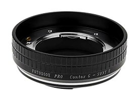 【中古】【未使用・未開封品】Fotodiox Pro Lens Mount Adapter Compatible with Select Contax G Lenses to Sony E-Mount Cameras