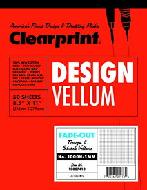 【中古】【未使用・未開封品】Clearprint 1000H デザイン べラムパッド 1mm Grid