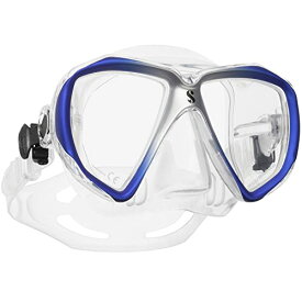 【中古】【未使用・未開封品】SCUBAPRO Spectra Dive Mask Clear Skirt Silver / BLue