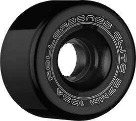 【中古】【未使用・未開封品】(62mm, Black) - Rollerbones Art Elite 103A Competition Roller Skate Wheels (Set of 8)