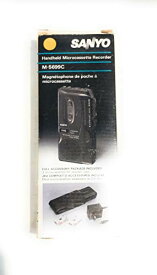 【中古】【未使用・未開封品】Sanyo M-5699 Rechargeable Microcassette Recorder by Sanyo