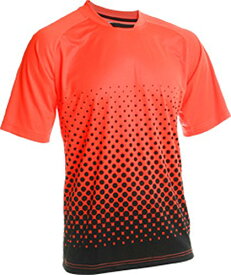 【中古】【未使用・未開封品】(Size Youth Large, Neon Orange/Black) - Vizari Ventura Short Sleeve Goalkeeper Jersey