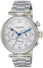 【中古】【未使用・未開封品】Akribos XXIV Men 's ak764ss GrandioseステンレススチールBracelet Watch