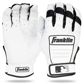 【中古】【未使用・未開封品】(Adult Large, Pearl/Black) - Franklin Sports 2015 CFX Pro Batting Gloves