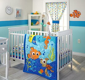 【中古】【未使用・未開封品】Disney Nemo 3 Piece Crib Bedding Set by Disney [並行輸入品]