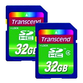【中古】【未使用・未開封品】パナソニック Lumix TZ35 デジタルカメラ メモリーカード 2 x 32GB セキュアデジタル大容量（SDHC）メモリーカード（2パック）