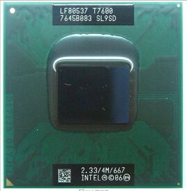【中古】【未使用・未開封品】Intel Core 2 Duo T7600 SL9SD 2.33GHz 4MB モバイルCPUプロセッサーソケット M 478ピン