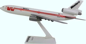 【中古】【未使用・未開封品】Western "White Scheme" DC-10 Aeroplane Miniature Model Plastic Snap-Fit 1:250 Part ADC-01000I-009