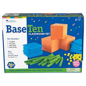 【中古】【未使用・未開封品】Games Kids - Learning Resources Brights! Base Ten Classroom Set Toys New LER3552
