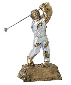 【中古】【未使用・未開封品】Decade Awards Golf Monster Trophy | Beast on The Green Award | 高さ6.75インチ ? 無料刻印プレート