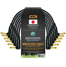 【中古】【未使用・未開封品】6単位???9インチ???Guitar InstrumentケーブルカスタムMade by Worlds Bestケーブル???Mogami 2524配線と使用Neutrik np2rx-b 1?/ 4イ