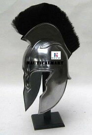 【中古】【未使用・未開封品】theGrowStore - Achilles Troy Armor Helmet ~ Medieval Knight Crusader Spartan ~ Steel Armer by THEGROWSTORE