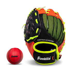 【中古】【未使用・未開封品】Franklin Sports 22850L 9 in. Neo-Grip Teeball Gloves Red - Left Handed