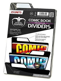 【中古】【未使用・未開封品】コミック&マガジン用サプライ アメコミ インデックスタグ ディバイダー プレミアム ブラック 25枚入り UGD020022