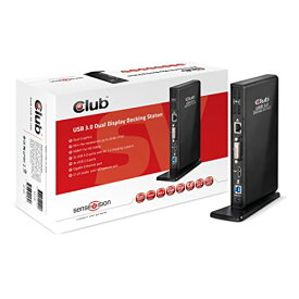 【中古】【未使用・未開封品】Club3D USB 3.0 デュアルディスプレイ ドッキングステーション DVI/HDMI (CSV-3242HD)