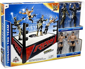 【中古】【未使用・未開封品】WWE Wrestling Superstar Rings Tornado Tag Team Exclusive Action Figure Playset [with Golddust, Stardust, Damien Mizdow &