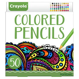 【中古】【未使用・未開封品】Crayola(クレオラ) 色鉛筆 削り済み 大人のぬり絵に