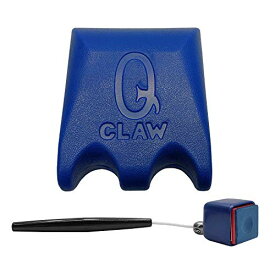 【中古】【未使用・未開封品】Q Claw Blue 2 Pool Cue Holder with Pocket Chalker