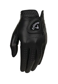 【中古】【未使用・未開封品】Callaway Golf 2017 Men's OptiColor Leather Glove, Black, Large, Worn on Left Hand