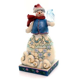 【中古】【未使用・未開封品】Jim Shore Heartwood Creek、Wonderland Snowman with Owl