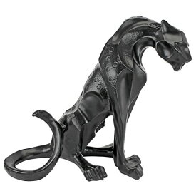 【中古】【未使用・未開封品】デザイントスカーノRampant Tranquility Jungle Jaguar Panther Statue